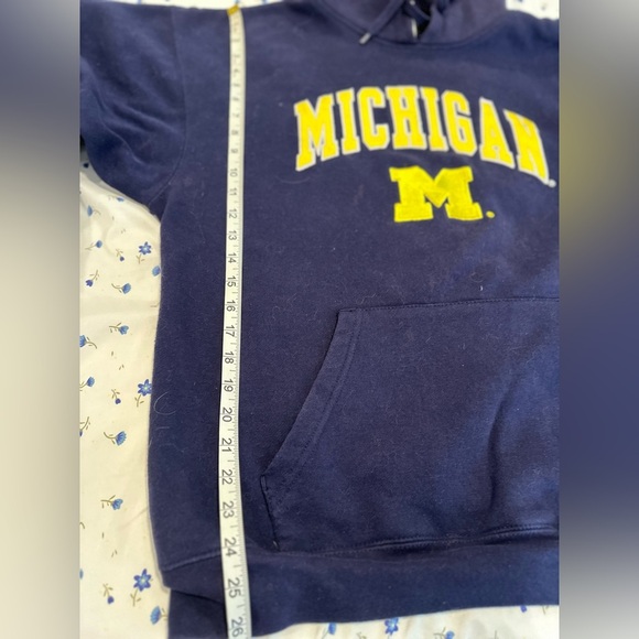 Unisex Sz: Large University of Michigan Wolverine’s Embroidered Logo hoodie. - Picture 4 of 9